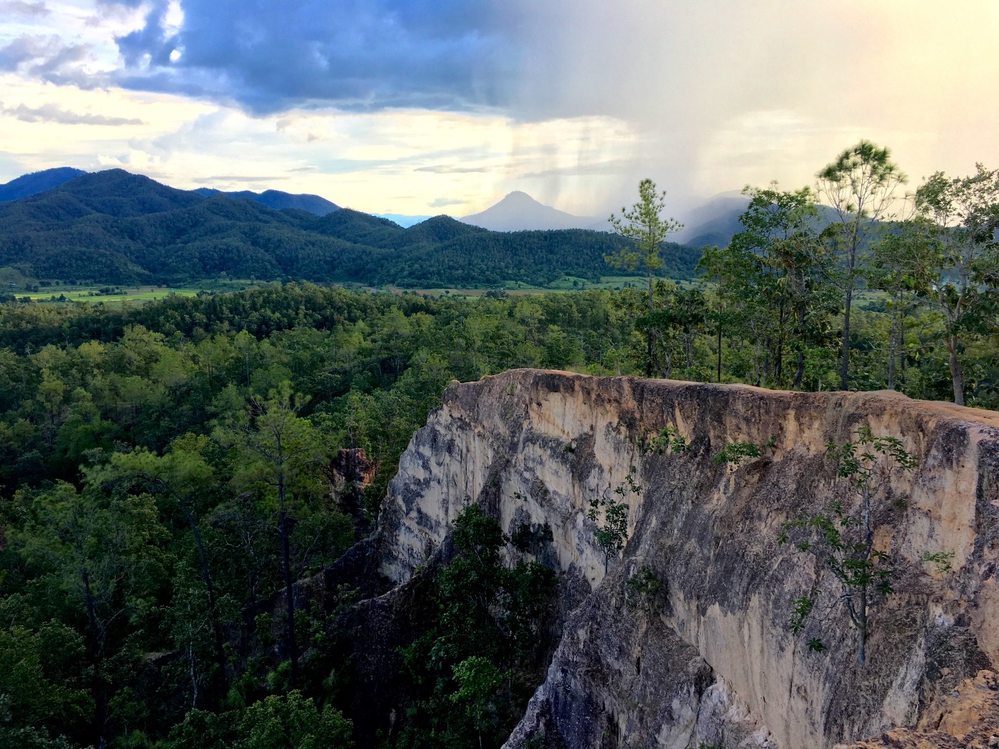 Cañón de Pai al atardecer