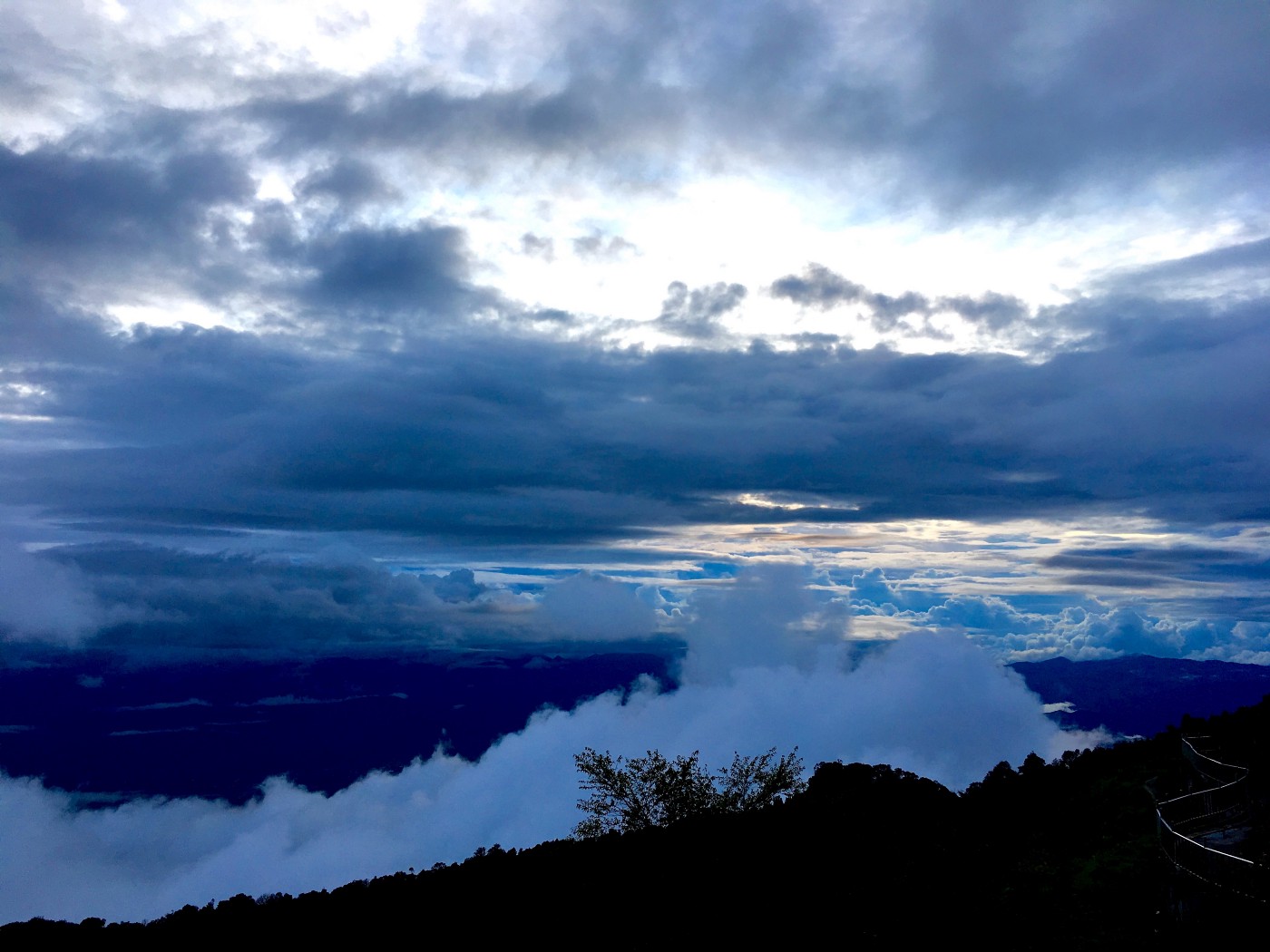 Vista desde la cima del templo